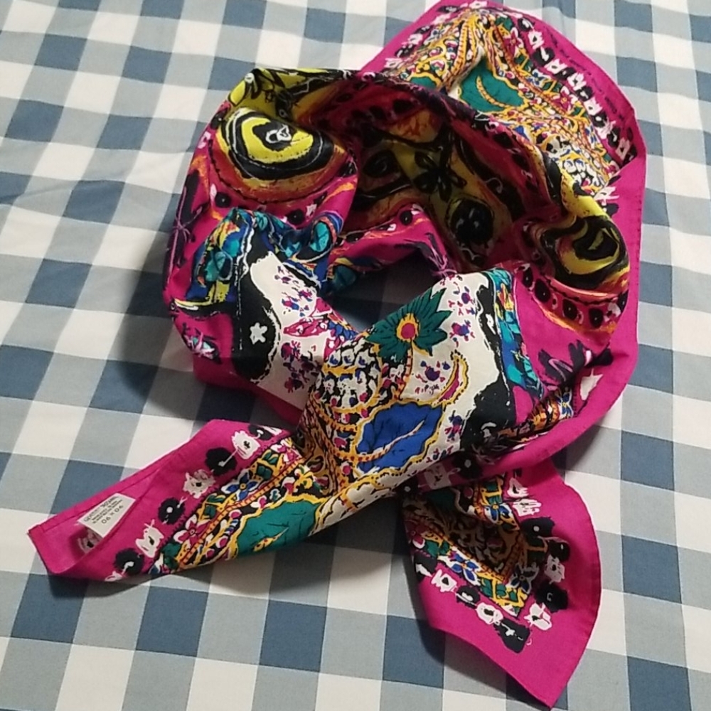 1993 Cree par Christian Lacroix scarf - Picture 12 of 14